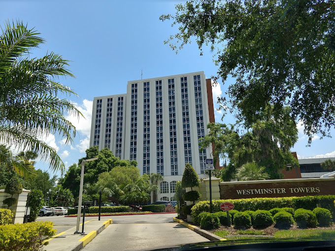 A senior living apartment building in Orlando, Fla.